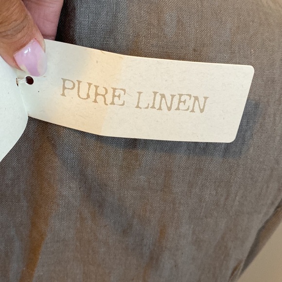 Lina Tomei Linen Rhinestone Embellished Dress - Picture 8 of 11